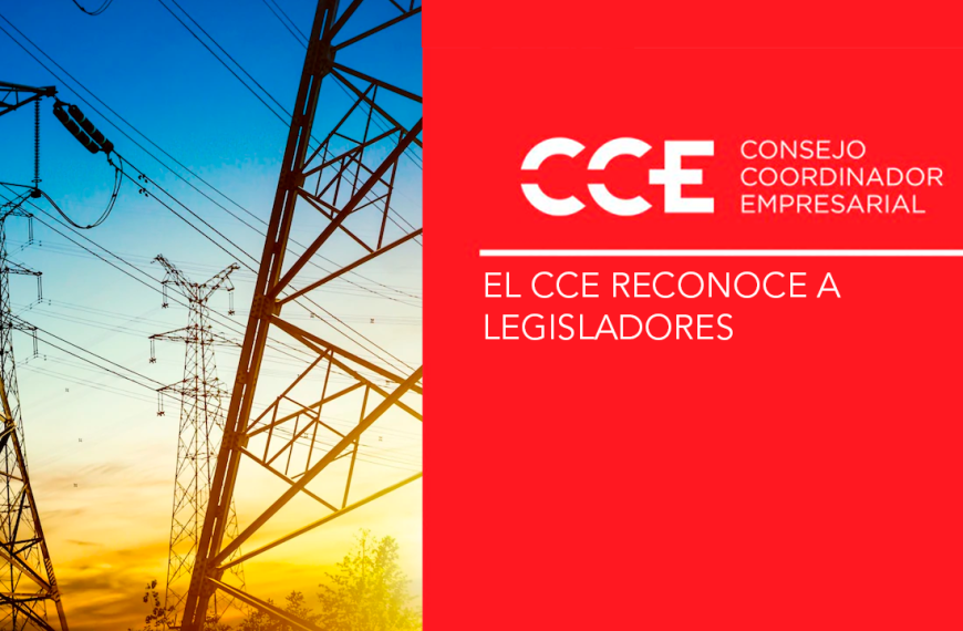 EL CCE RECONOCE A LEGISLADORES